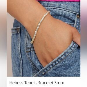 Melinda Maria Heiress Tennis Bracelet - 7 inch